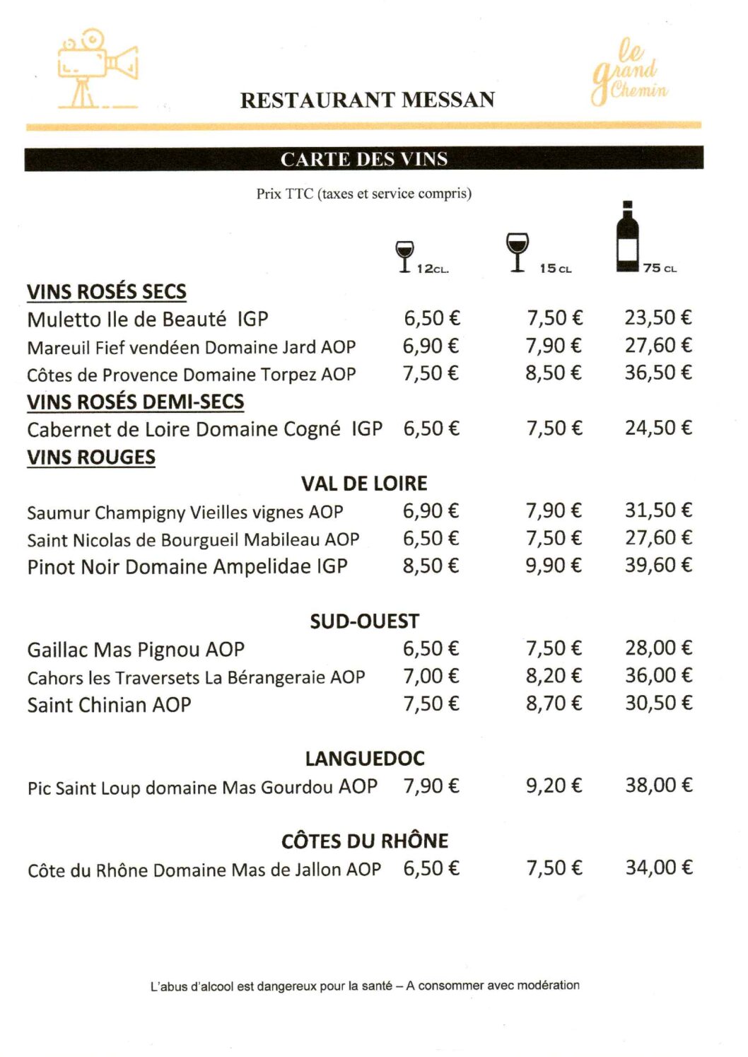 Carte VINS roses boissons LGC été 2025 pdf - copie 2